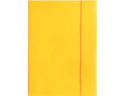 Папка КАРТОН с ластик ЖЪЛТА 25/35см  УВ ЛАК  !!!