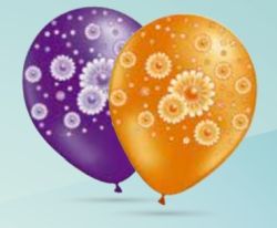 Балони  GLOBOS  ЦВЕТЯ  10бр. в плик  !!!