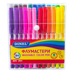 Флумастри ДИНЕЛ  24 цвята
