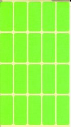 Етикети на лист 21/51мм. - зелени 10бр КОМПЛЕКТ