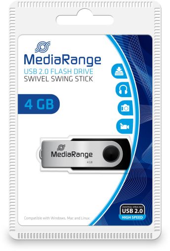 Памет MEDIA RANGE  USB FLASH  4 GB !!!