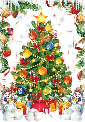 Картички МИНИ  ПЕНТАГРАМ К-т 10бр.  МК 064-1