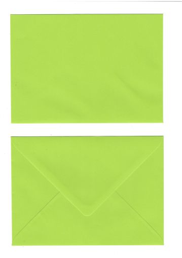 Плик за писмо 125/175мм LIMEGREEN/ СВЕТЛОЗЕЛЕН