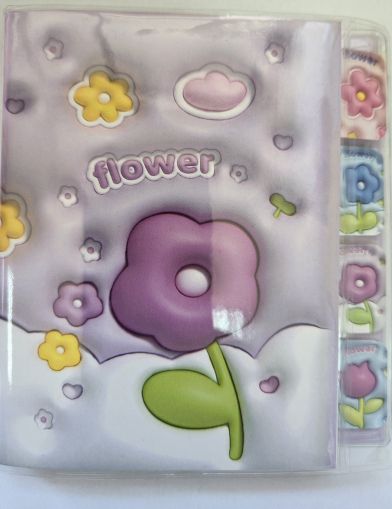 Тефтер ЗД ЦВЕТЯ 11*16СМ  ПП №1600-4  !!!