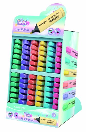 МАРКЕР ТЕКСТ КЕЙРОУД ПАСТЕЛ 72бр дисплей  !!!