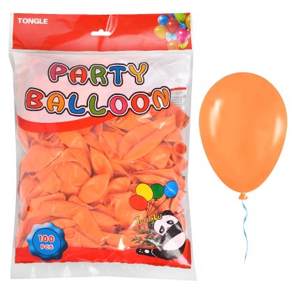 Балон  100бр  25см  TONGLE СТАНДАРТ ОРАНЖЕВ
