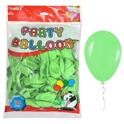Балон  100бр  25см  TONGLE СТАНДАРТ СВЕТЛОЗЕЛЕН