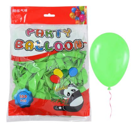 Балон  100бр 12.5см TONGLE СТАНДАРТ СВЕТЛОЗЕЛЕН