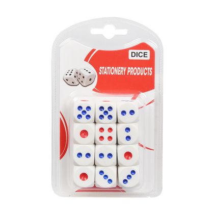 Зарчета комплект 12 броя  БЕЛИ 15мм