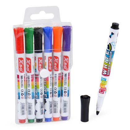 Маркер  за бяла дъска  XSG-901 6 цвята комплект