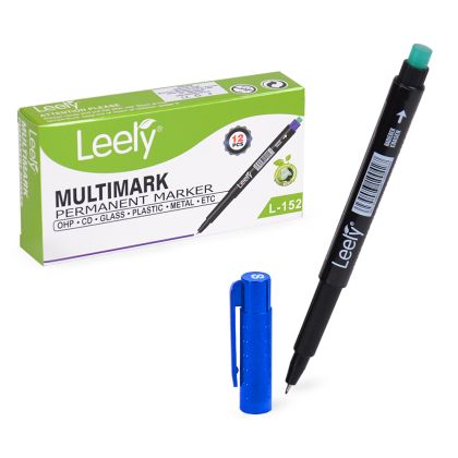 Маркер  перманент ОНР  LEERY  СИН S 0.8мм