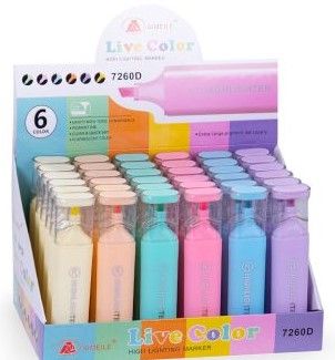 МАРКЕР ТЕКСТ 7260 Пастел 36 броя дисплей