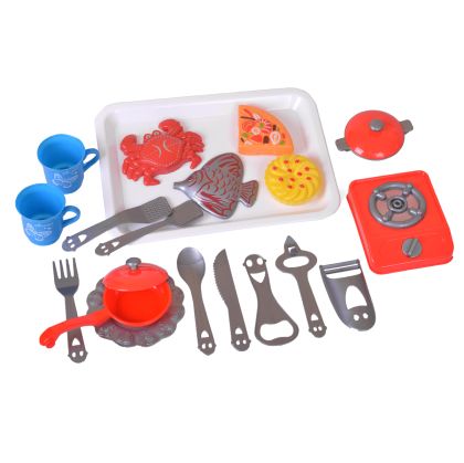 Сервиз  с бяла табла в плик  !!!