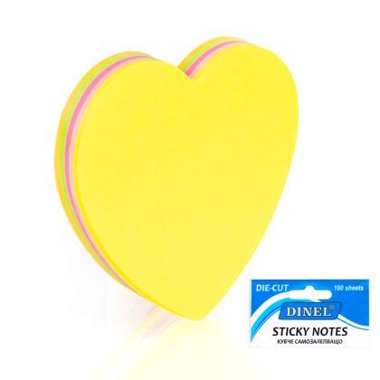 Кубче  СМЗЛ  5цв. 100л. ФИГУРА СЪРЦЕ ДИНЕЛ