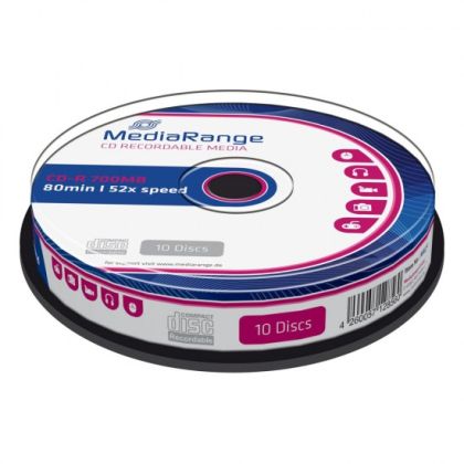 Дискове MEDIARANGE CD-R СД 10бр. в  шпиндел  !!!