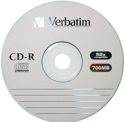 Дискове   ВЕРБАТИМ СД CD-R  за 1 бр.  !!!