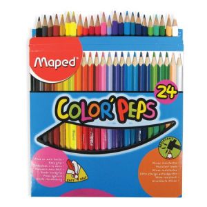 Цветни моливи МАПЕД  24 Цвята   !!!
