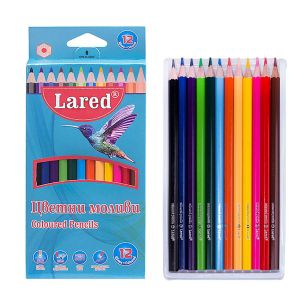 Цветни моливи ЛАРЕД 12цв дълги