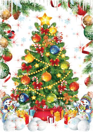 Картички МИНИ  ПЕНТАГРАМ К-т 10бр.  МК 064-1