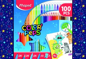 Комплект Мапед за рисуване 100 части ПРОМО !!!