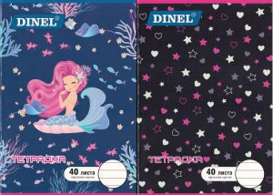 Тетрадка  А5  40л  ОФСЕТ ДИНЕЛ  РЕДОВЕ