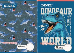 Тетрадка  А5  40л  ОФСЕТ ДИНЕЛ  РЕДОВЕ