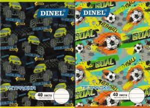 Тетрадка  А5  40л  ОФСЕТ ДИНЕЛ  РЕДОВЕ