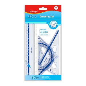 Комплект за чертане КЕЙРОУД KR971247 20см 4ч.