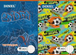 Тетрадка  А5  40л  ОФСЕТ ДИНЕЛ ГОЛЕМИ КВАДРАТИ