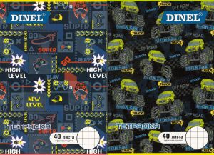 Тетрадка  А5  40л  ОФСЕТ ДИНЕЛ ГОЛЕМИ КВАДРАТИ