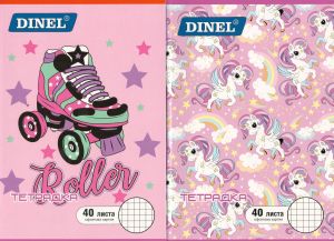 Тетрадка  А5  40л  ОФСЕТ ДИНЕЛ МАЛКИ  КВАДРАТИ