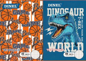 Тетрадка  А5  40л  ОФСЕТ ДИНЕЛ МАЛКИ  КВАДРАТИ