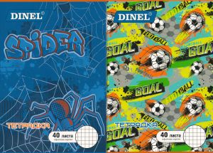 Тетрадка  А5  40л  ОФСЕТ ДИНЕЛ МАЛКИ  КВАДРАТИ