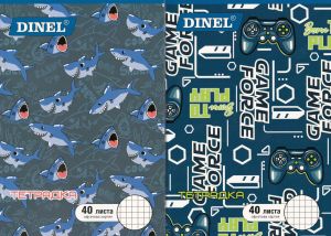 Тетрадка  А5  40л  ОФСЕТ ДИНЕЛ МАЛКИ  КВАДРАТИ