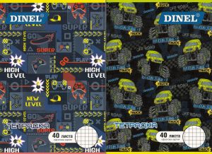 Тетрадка  А5  40л  ОФСЕТ ДИНЕЛ МАЛКИ  КВАДРАТИ