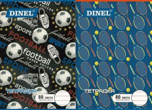 Тетрадка  А5   80л. ОФСЕТ  ДИНЕЛ  РЕДОВЕ