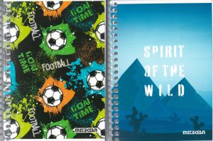 Тефтер Спирала А6 МЕТЕКСАН 60 листа  !!!