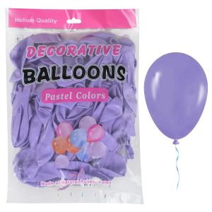 Балон  100бр  25см  TONGLE ПАСТЕЛ  ЛИЛАВ