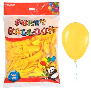 Балон  100бр  25см  TONGLE СТАНДАРТ ЖЪЛТ