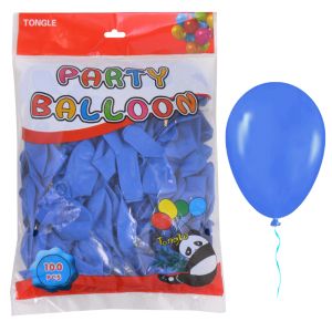 Балон  100бр  25см  TONGLE СТАНДАРТ СИН