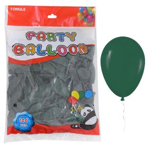 Балон  100бр  25см  TONGLE СТАНДАРТ ТЪМНОЗЕЛЕН