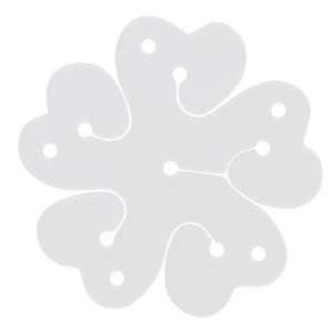 Клипс ПВЦ за ЦВЕТЕ от балони 8*8см