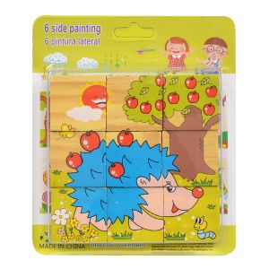 Кубчета  ДЪРВЕНИ 9бр на блистер ВНОС