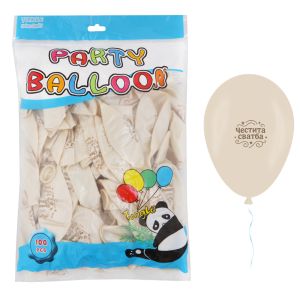 БАЛОН TONGLE 30см ЧЕСТИТА СВАТБА 100бр