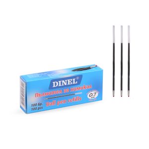 Пълнител прозрачен ДИНЕЛ 0.7мм СИН