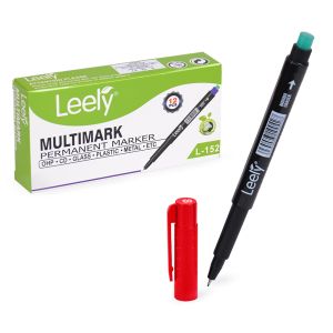 Маркер  перманент ОНР  LEERY  ЧЕРВЕН S 0.8мм