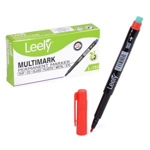 Маркер  перманент ОНР  LEERY  ЧЕРВЕН М 1.5мм