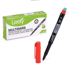 Маркер  перманент ОНР  LEERY ЧЕРВЕН F 1мм