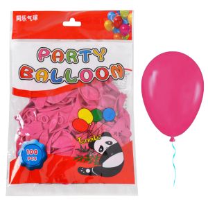 Балон  100бр  12.5см  TONGLE СТАНДАРТ ТЪМНОРОЗОВ