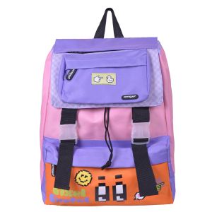 Раница KEIROAD KR973464 PIXEL PASTELL - Пастелен стил!